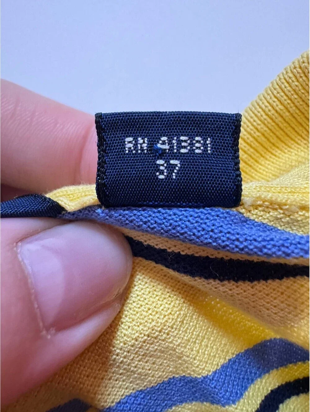 Lot of 2 Polo Ralph Lauren Polo Shirts Mens L Gray Yellow Striped Golf